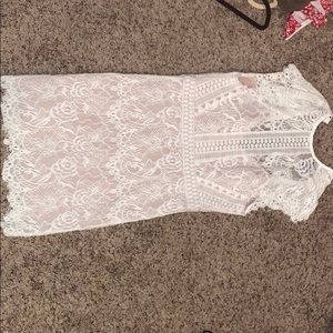 White Lace tight dress